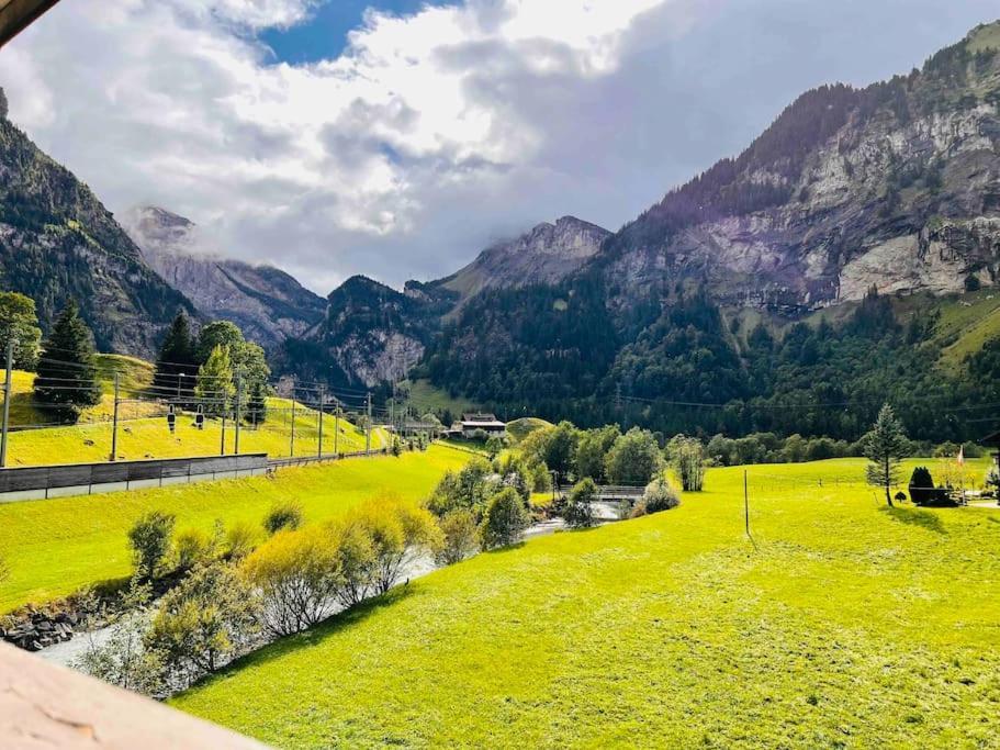 Waterfall View Kandersteg Exterior photo