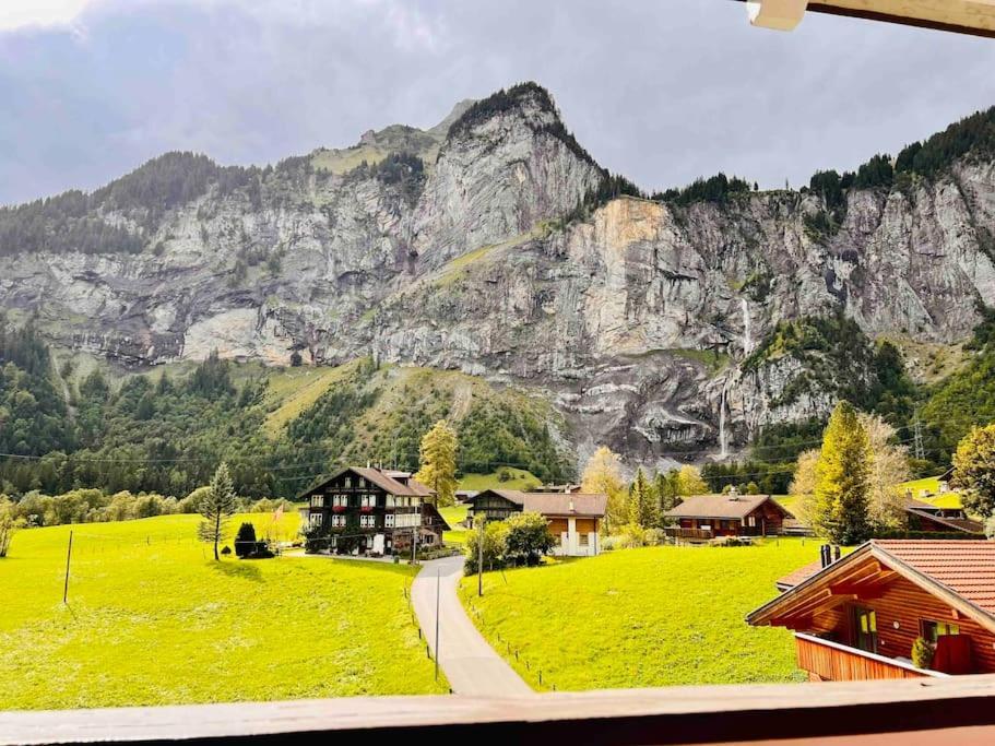 Waterfall View Kandersteg Exterior photo